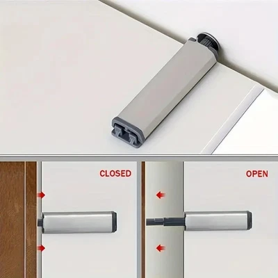 Cabinet Magnetic Push to Open Lock Cabinet Hardware Push Touch Lock 1 to 4 Pcs - Image 1 of 4