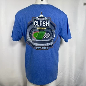 NASCAR 2022 Clash At The Coliseum Los Angeles Event Blue T-Shirt Men's XL - Picture 1 of 11