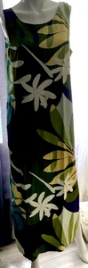 Vintage One Papaya Original 100% Rayon Made In Hawaii USA Sleeveless Sz L - Picture 1 of 16