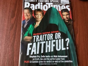 Radio Times Magazine October 4 - 10 2025 - The Celebrity Traitors, Stephen Fry - Bild 1 von 5