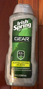 Irish Spring Gear Exfoliating Clean Body Wash with Volcanic Minerals 18oz - Picture 1 of 1