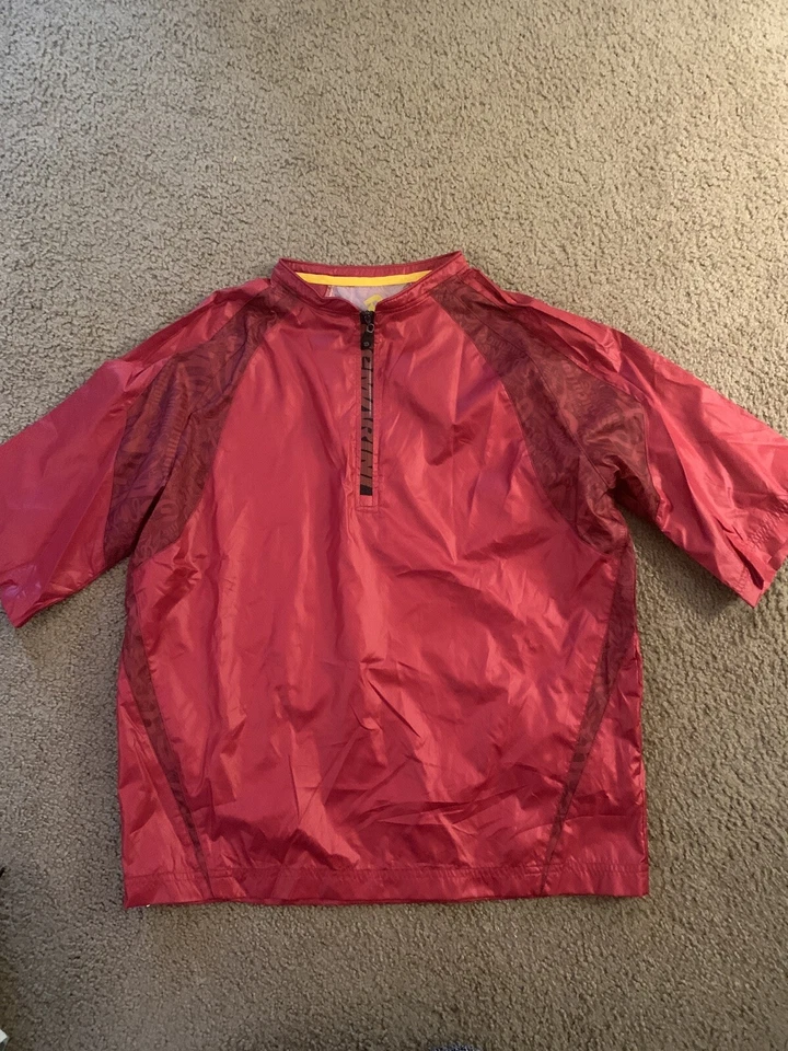 DeMarini batting pullover jacket Shirt L Youth sports performance baseball zip - Image 1 of 1