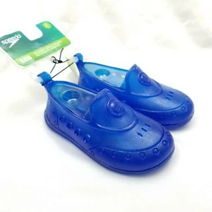 Speedo Jelly Water Shoes Toddler Boys Size Small 5-6 Royal Blue Slip on New - Picture 1 of 7