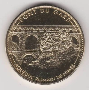 2006 TOKEN MEDAILLE SOUVENIR A-B -- 30 210 N°2 PONT DU GARD AQUEDUC L'OLIVIER - Bild 1 von 2