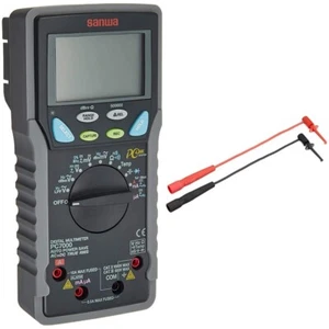Multímetro digital eléctrico SANWA PC-7000 y cable de clip TL-9IC - Imagen 1 de 3