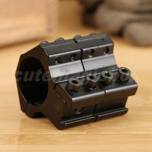 Pair Medium Profile 25.4mm 1" Rifle Scope Rings 11mm Dovetail Rail Mount - Picture 1 of 10