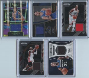 2018-2019 Panini 5 Jersey Card Lot Inc Robin Lopez, Landry Shamet, DeMar DeRozan - Bild 1 von 2
