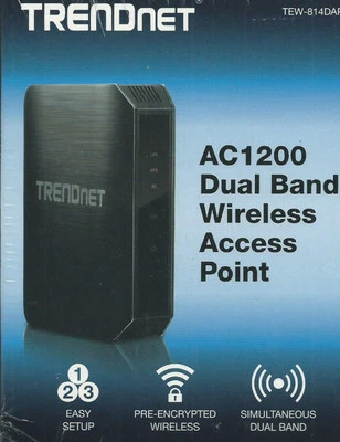 TRENDNET TEW-814DAP AC1200 DUAL BAND WIRELESS AC ROUTER /W USB PORT  - Image 1 of 4