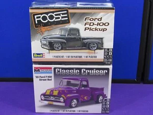 Lot of 2 New Revell 85-4426 & Foose Ford FD-100 Pickup MONOGRAM '55 FORD F-100 - Picture 1 of 1