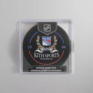Kith & the New York Rangers for Inglasco Official Game Hockey Puck MSG NYR 2025 - Picture 1 of 6