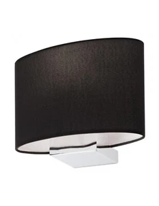 Aplique De Pared Diseño Moderno 1 Luz Con Pantalla Negra RD-0372 - Imagen 1 de 1
