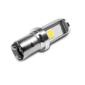 12V 80V 16W BA20D LED HEADLIGHT BULB FOR SOME 50cc QMB139 & 150cc GY6 SCOOTERS - Picture 1 of 8