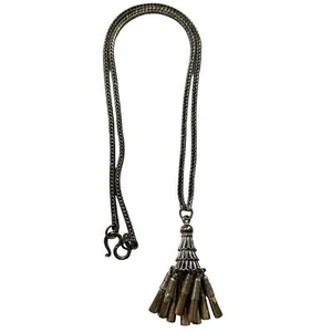 Sterling Silber Tribal Ethnographic 925 Halskette - Bild 1 von 3