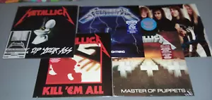 LP Lot METALLICA No Life til Leather/Kill'em/Ride/Master/$5.98 NEW OOP Burton - Picture 1 of 14