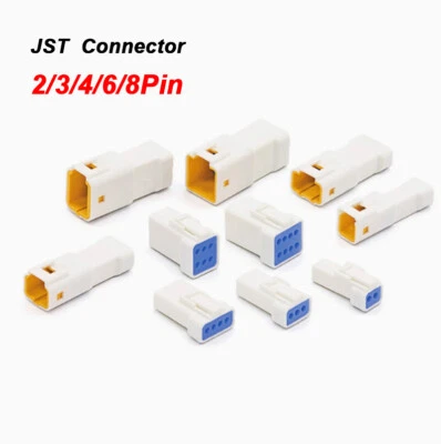 JST02R/02T-JWPF-VSLE-S 2/3/4/6/8 Pin JST Series Waterproof Connector Plug Kits - Image 1 of 4
