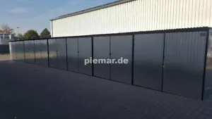 Blechgarage 20x6m verzinkt Blechgaragen Halle Garage KFZ Lager mit Aufbau 9843!! - Bild 1 von 5