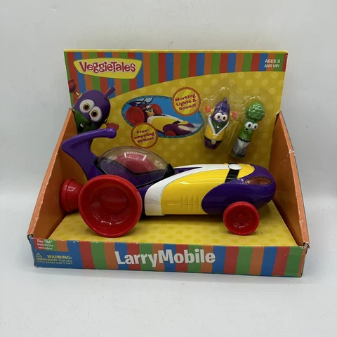 Veggietales Larrymobile Car Toy Big Idea Vintage Larry Boy Cover