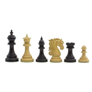 Ajedrez de ébano Kingsgate 4,25 pulgadas - Imagen 1 de 8