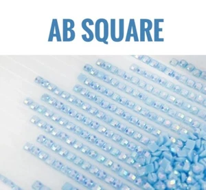 Diamond Painting Spare AB Drills Square DMC Approximately 200pcs UK seller - Picture 1 of 40