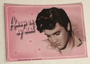 Cartolina Elvis Presley Elvis sempre nella mia mente rosa - Foto 1 di 2