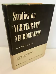 STUDIEN ZUR WIRBELTIERNEUROGENESE von S. Ramon y Cajal 1. Auflage 1960 Sehr guter Zustand/sehr guter Zustand- - Bild 1 von 2