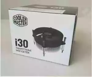 NEW - Cooler Master i30 CPU Fan Cooler - 92mm Low Noise Cooling Fan & Heatsink - Picture 1 of 2