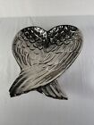 Imperial Gifts Silver Ceramic Wings Candy Decrotive Serving Dish