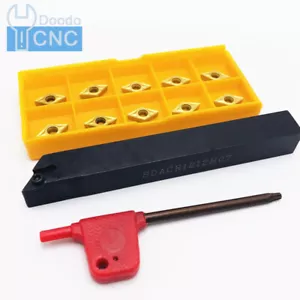 SDACR 1212H07 12×100mm CNC Lathe External Turning Tool Holder + 10Pcs DCMT070204 - Picture 1 of 6