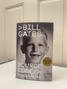 Bill Gates - Source Code My Beginnings SIGNED Autographed Hardcover Book - Foto 1 di 2