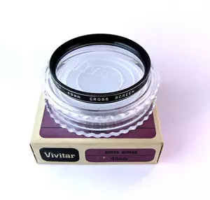 Vivitar Photo Filter 49mm Cross Screen Circular - NEW - Picture 1 of 2