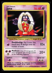 Jynx 31/102 Uncommon Base Set Pokémon Card - Picture 1 of 2