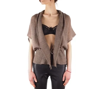 Ann Demeulemeester Damen beige Wollstrickpullover Cape Cardigan Größe S/Small - Bild 1 von 7