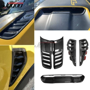 Carbon Exterior Decor Trim Air Vent Hood Cover For Dodge Ram 1500 TRX 2019 -2023 - Picture 1 of 24