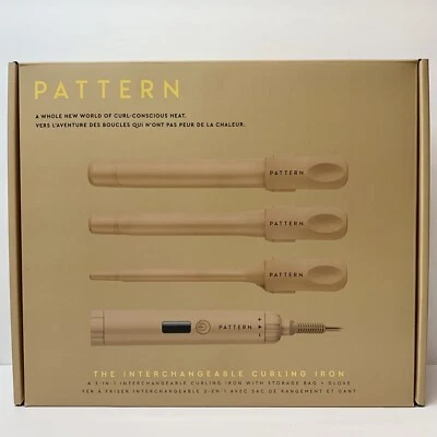 Pattern Beauty Interchangeable Curling Iron Hair Set Tracee Ellis Ross BRAND NEW - Image 1 of 2