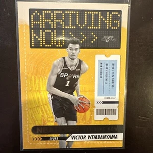 Victor Wembanyama 2023-24 Hoops Arriving Now Winter Parallel #26 Rookie Card - Bild 1 von 2
