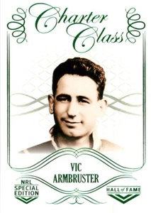 2018 CHARTER CLASS NRL Card VIC ARMBRUSTER Glory - Picture 1 of 2