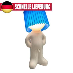Little Shy Man Lamp Plug In Naughty Boys Desk Lamp Decorative for Bedroom (Blue) - Bild 1 von 9