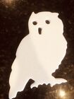 Corian White Owl Solid Surface Cutting Cheese Board Tray Platter Gift Wall Decor