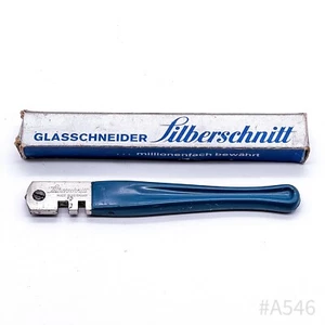 Glass Cutter Silberschnitt with Original Packaging Made in Germany | Blue - Picture 1 of 8