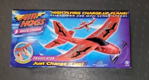 Vintage Air Hogs Plane Spin Master Eradicator Ricarica Rapida SCATOLA APERTA NUOVO - Foto 1 di 9