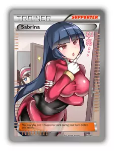 Sabrina Sammelkarte - Sexy Erwachsene Anime Waifu maßgeschneiderter Trainer | PARODIE - Bild 1 von 3