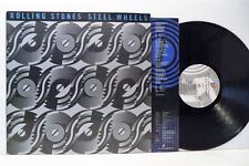 ROLLING STONES steel wheels LP EX/VG+, 465752-1, vinyl, album, with lyric inner