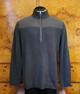 REI CO-OP GRAY 1/2 ZIP PULLOVER SWEATER ~ MEDIUM - Picture 1 of 5