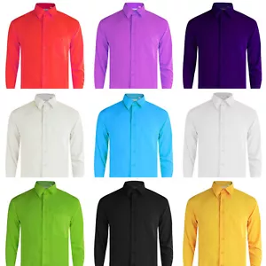 AMBASSADOR COLLECTION - BOY'S PURE MICROFIBRE COLOURED SHIRT - 11 COLOURS - Picture 1 of 10