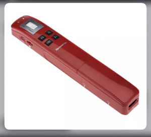 Pandigital Red Handheld Scanner - Scan Documents Up To 8.5” x 14” NIB 🆓📦
