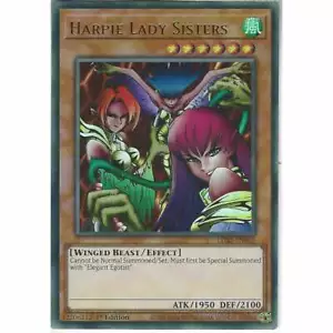 LDS2-EN065 Harpie Lady Sisters | Ultra Rare 1st Edition YuGiOh Trading Card TCG - Picture 1 of 3