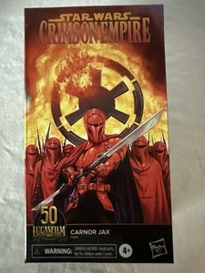 Star Wars Black Series Carnor Jax 6” Crimson Empire Imperial Guard - Picture 1 of 7