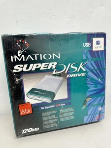 Imation Super Disk Drive pour Mac OS USB 120 Mo Neuf Scellé - Photo 1/5