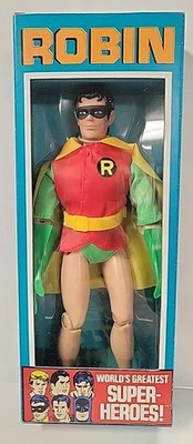 Mego Style DC Retro 8" Robin  Figure World's Greatest Heroes W/ Custom Box - Image 1 of 2