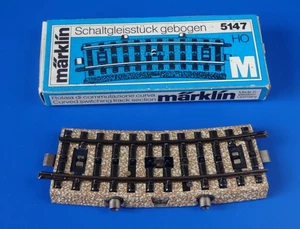 MARKLIN H0 - 5147 - Curved Control Track Section - M Track / BOX - LN - Picture 1 of 2